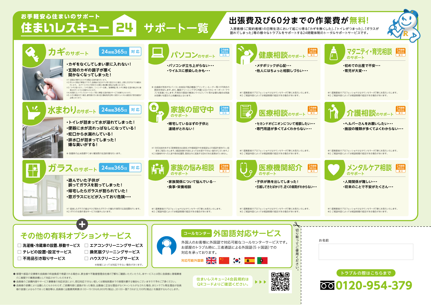 住まいレスキュー24リーフレット（ウラ）